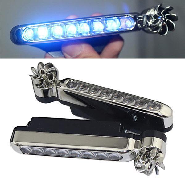Automatic Wind Power 8 LED Car Light One Set of 2 PCS