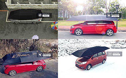 Four-season Automatic Car Tent Cover Carport Folded