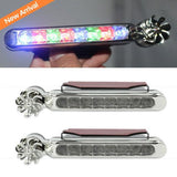 Automatic Wind Power 8 LED Car Light One Set of 2 PCS